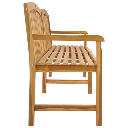 Handsnidad Rosabänk 228 x 61 x 94,5 cm Massivt teakträ Naturlig
