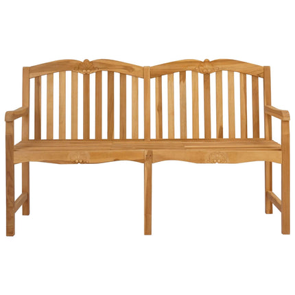 Handsnidad Rosabänk 155 x 60 x 94 cm Massivt teakträ Naturlig