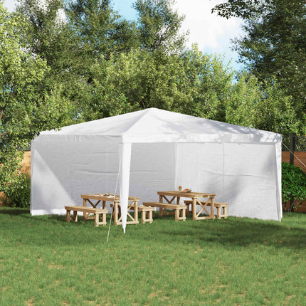Partytältvägg 2 st 400 x 195 cm Vit PE och stål