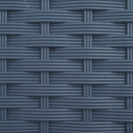 Upphöjd Bädd med Spaljé och Tak Grå 122 x 40 x 141 cm PP