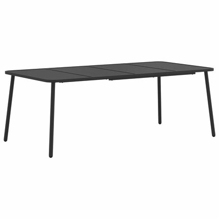 Matgrupp 9 st Antracit Stål