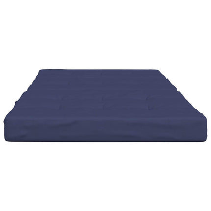 Utomhuskudde 2 pcs Mörkblå 180 x 55 x 7 cm Tyg