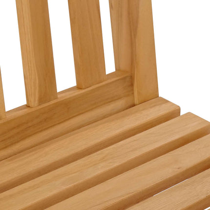 Utomhus Bar Set 5 pcs Obehandlad Massivt teakträ