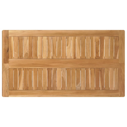 Utomhus Bar Set 5 pcs Obehandlad Massivt teakträ