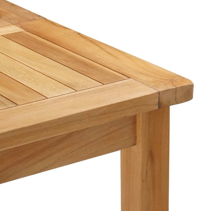Utomhus Bar Set 7 pcs Naturlig Massivt teakträ
