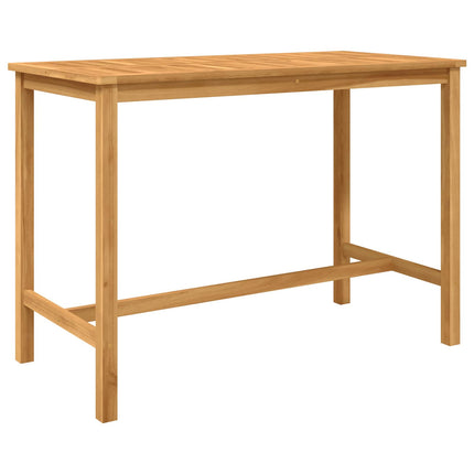 Utomhus Bar Set 5 pcs Naturlig Massivt teakträ