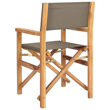 Direktörsstol 100% Polyester Solid-Teak