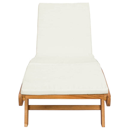 Solstol Brun och gräddvit Polyester