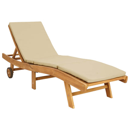 Solstol Brun och beige Polyester