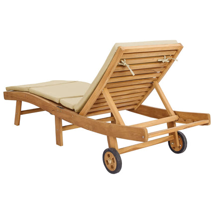 Solstol Brun och beige Polyester