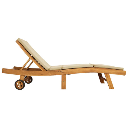 Solstol Brun och beige Polyester