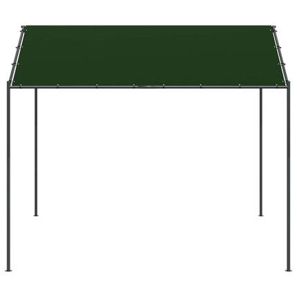 Paviljong 4 x 4 x 2,6 m Taupe Polyester och Stål
