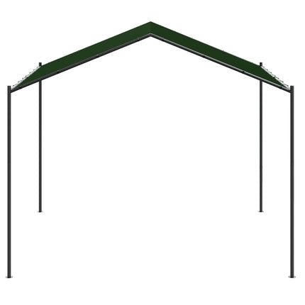 Paviljong 4 x 4 x 2,6 m Taupe Polyester och Stål