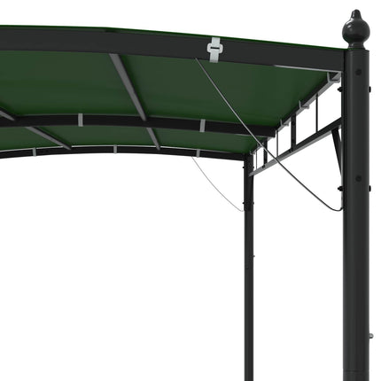 Paviljong 3 x 3 x 2,55 m Grön Duk och Aluminium 180 gsm