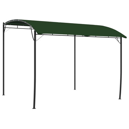 Paviljong 3 x 3 x 2,55 m Grön Duk och Aluminium 180 gsm