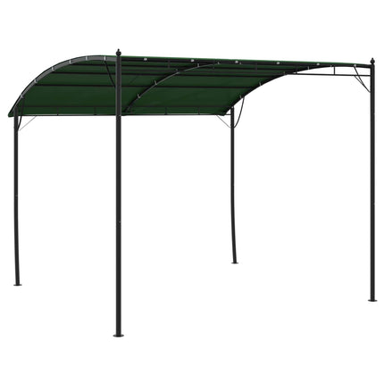 Paviljong 3 x 3 x 2,55 m Grön Duk och Aluminium 180 gsm