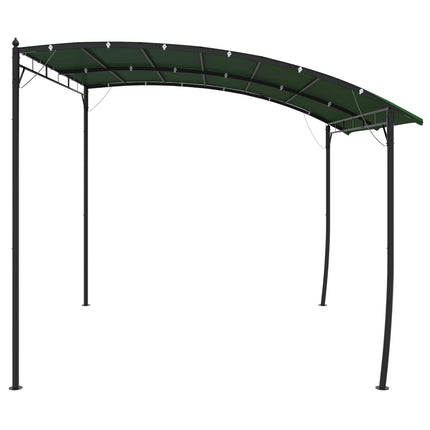 Paviljong 3 x 3 x 2,55 m Grön Duk och Aluminium 180 gsm