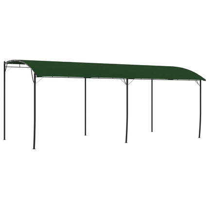 Paviljong 6 x 3 x 2,55 m Grön Duk och Aluminium 180 gsm