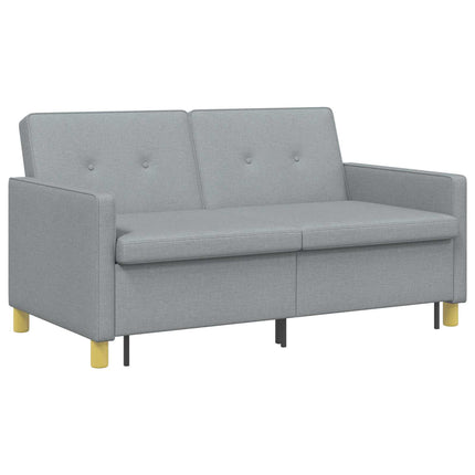 Pull Out Sofa Bed Ljusgrön Tyg