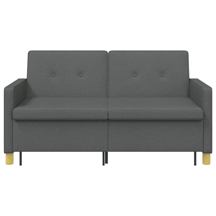 Pull Out Sofa Bed Mörkgrå Tyg