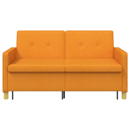Pull Out Sofa Bed Mörkgul Tyg