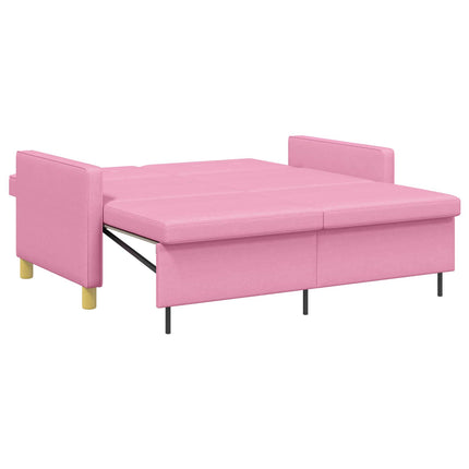 Pull Out Sofa Bed Rosa Tyg