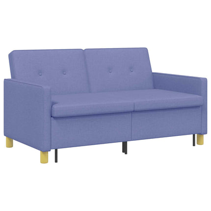 Pull Out Sofa Bed Jeansblå Tyg