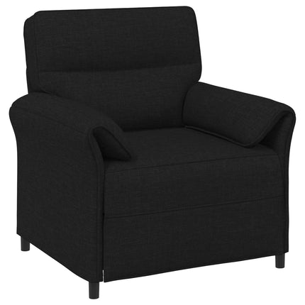 Soffset 2 st Svart Tyg