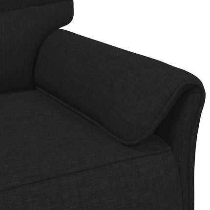 Soffset 2 st Svart Tyg