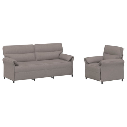Soffset 2 st Taupe Tyg