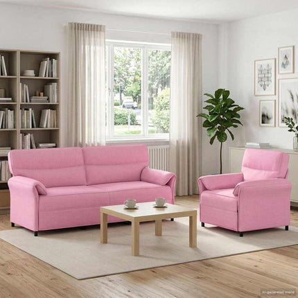 Soffset 2 st Rosa Tyg