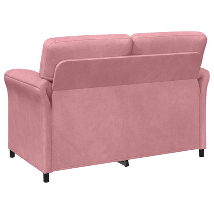 Soffset 2 st Rosa Sammet