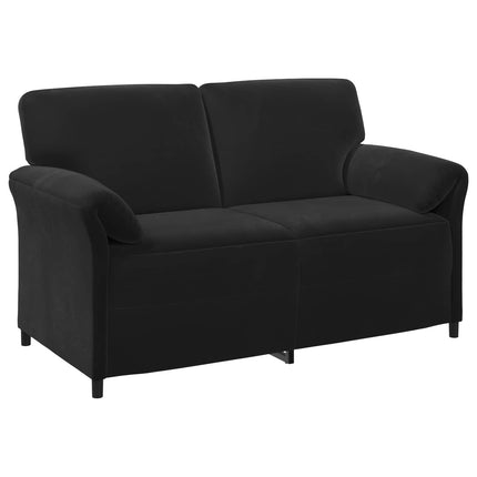 Soffset 2 st Svart Sammet
