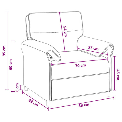 Soffa 100% polyester metallram MDF, Plywood