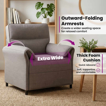 Soffa 100% polyester metallram MDF, Plywood