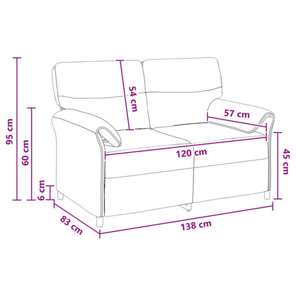 Soffa 100% polyester metallram MDF, Plywood