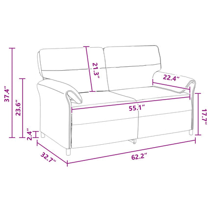 Soffa 100% polyester metallram MDF, Plywood
