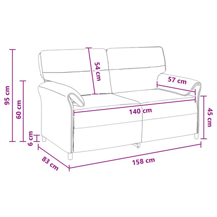 Soffa 100% polyester metallram MDF, Plywood