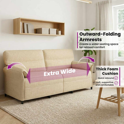 Soffa 100% polyester metallram MDF, Plywood