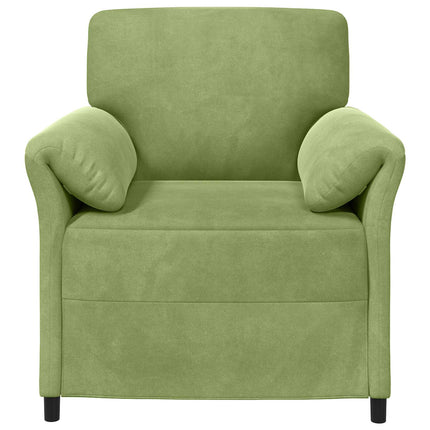 En-sitssoffa Ljusgrön 88 x 83 x 95 cm Sammet
