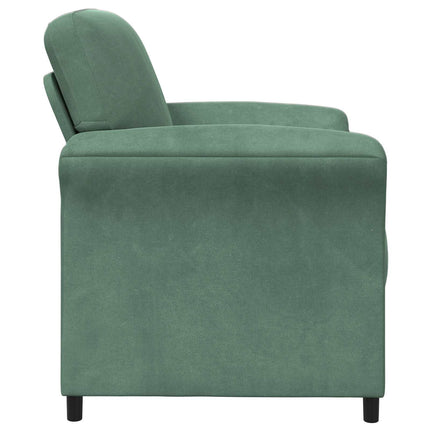 En-sitssoffa Havgrön 88 x 83 x 95 cm Sammet