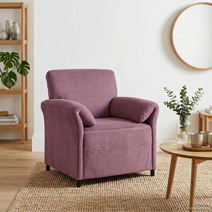En-sitssoffa Lila 88 x 83 x 95 cm Sammet