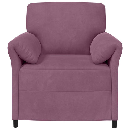 En-sitssoffa Lila 88 x 83 x 95 cm Sammet