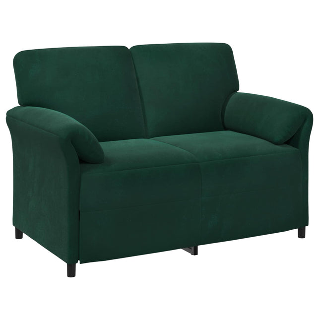 2-sits soffa Mörkgrön 138 x 83 x 95 cm Sammet