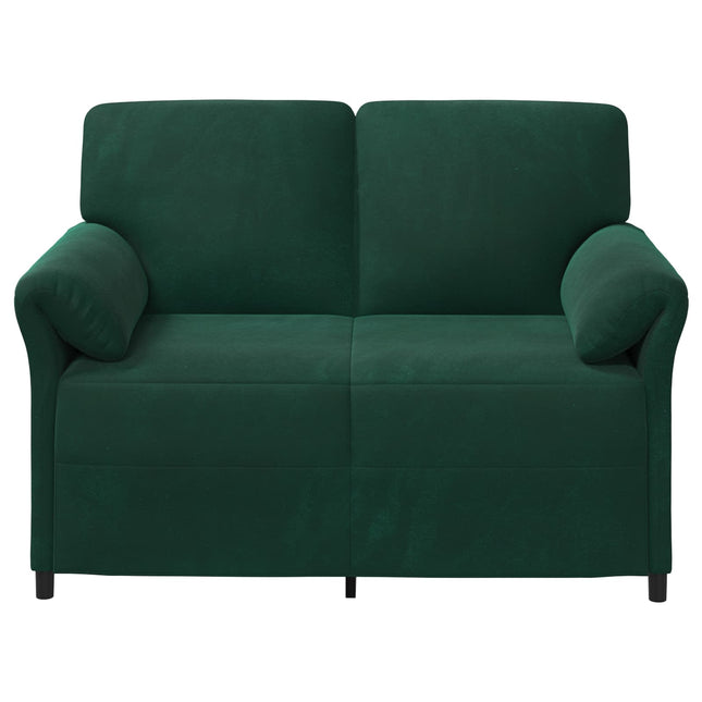 2-sits soffa Mörkgrön 138 x 83 x 95 cm Sammet