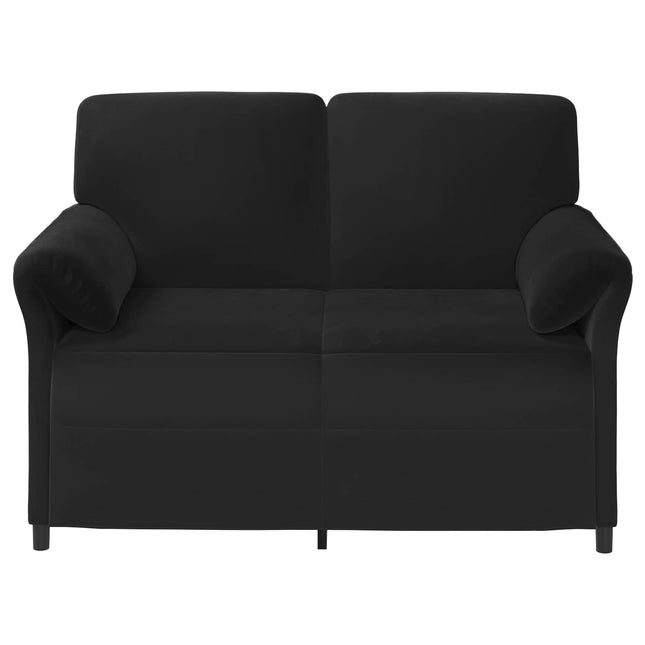 2-sits soffa Svart 138 x 83 x 95 cm Sammet