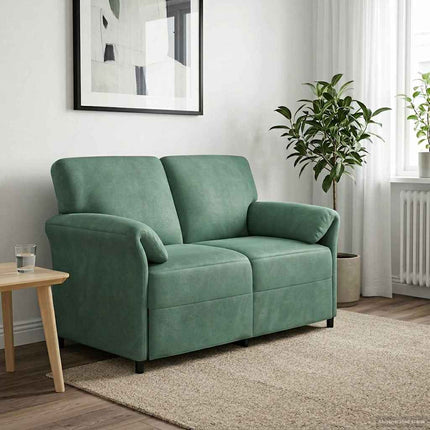 2-sits soffa Havgrön 138 x 83 x 95 cm Sammet