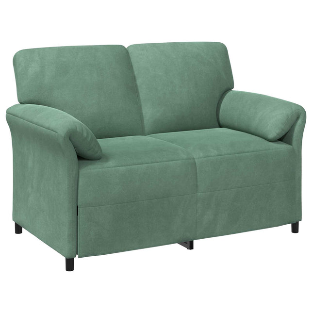 2-sits soffa Havgrön 138 x 83 x 95 cm Sammet