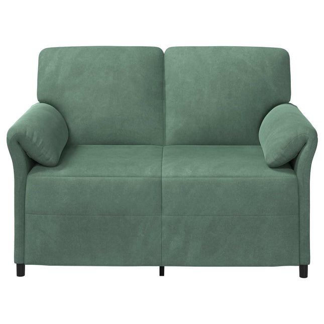 2-sits soffa Havgrön 138 x 83 x 95 cm Sammet