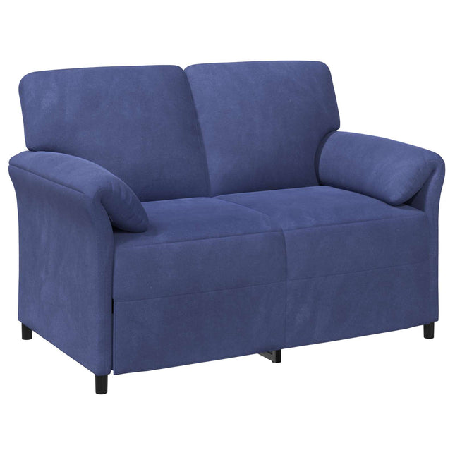 2-sits soffa Polisblå 138 x 83 x 95 cm Sammet